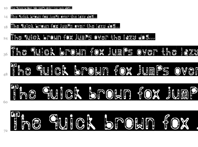 Dilema Emocional font waterfall